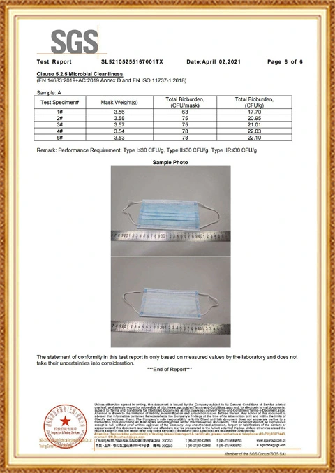 EN 14683 Face Masks