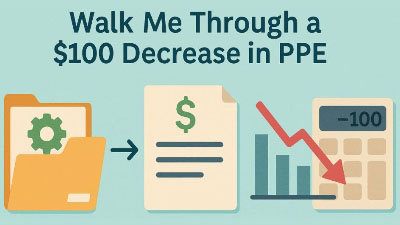 Walk Me Through a $100 Decrease in PPE: Accounting Explained
