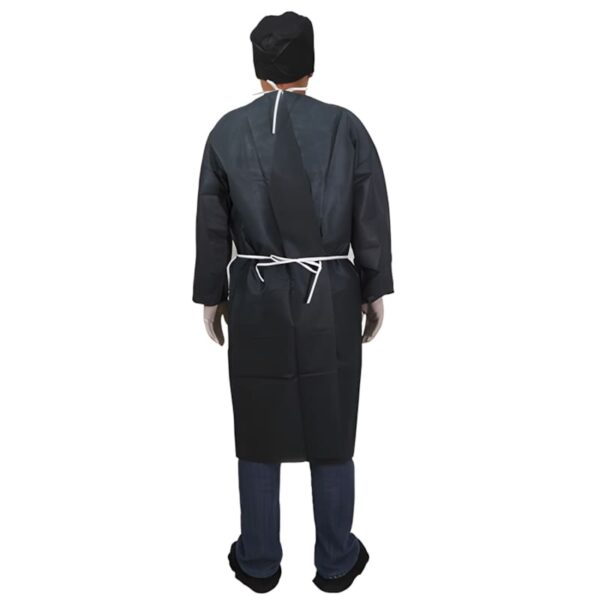 black isolation gown​