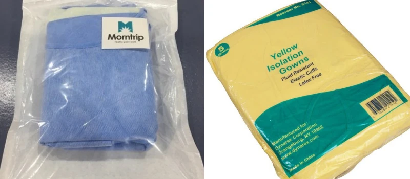 isolation gown package
