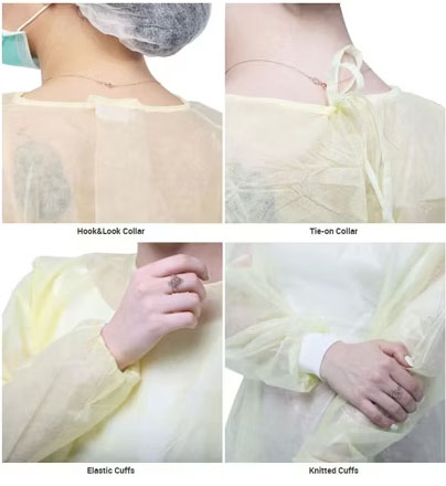 AAMI level 1 isolation gowns