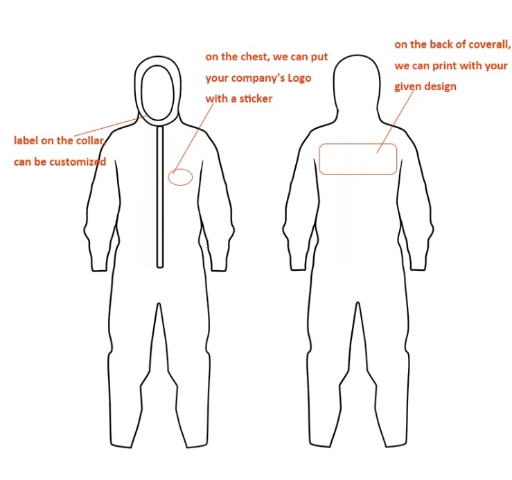 Custom Logo Coveralls