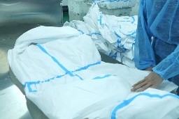 Quality Inspection of Finished Coveralls