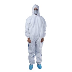 Reinforced microporous coverall