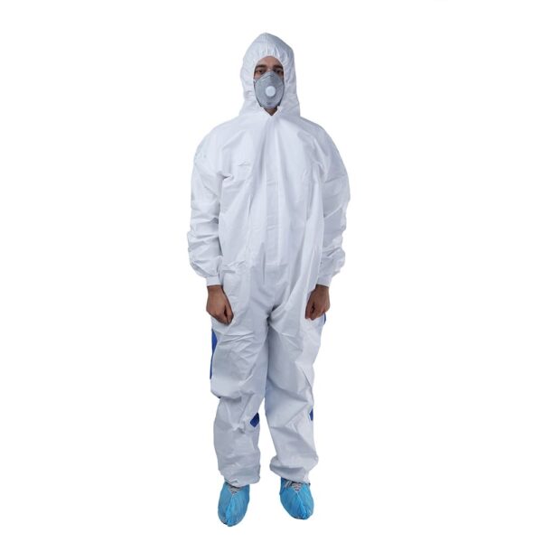 Reinforced microporous coverall