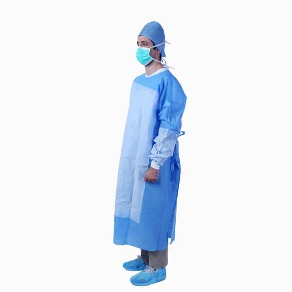 Reinforced surgical gown (2)