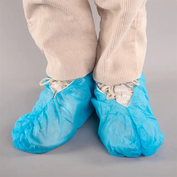 Disposable PP Non Woven Shoe Cover with Non Skid Bottom Protective Overshoes for Hospitals Laboratories Food Service Industrial and Cleaning Use - Image 3