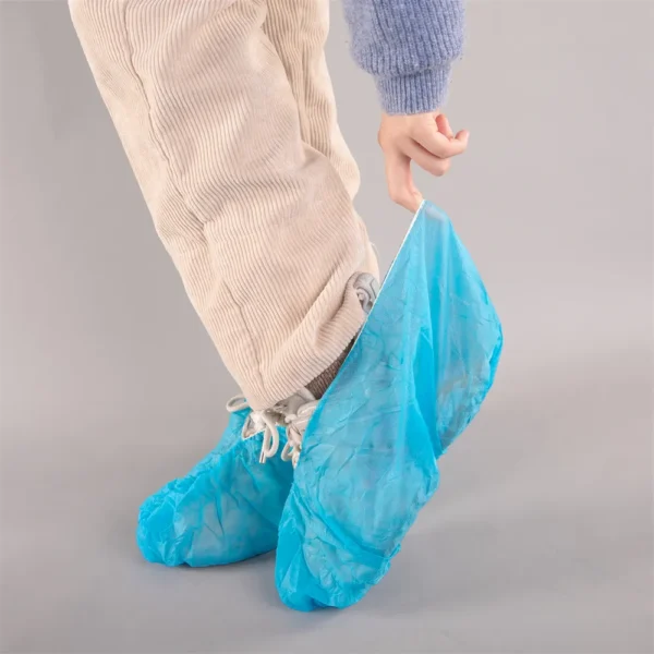 Disposable PP Non Woven Shoe Cover with Non Skid Bottom Protective Overshoes for Hospitals Laboratories Food Service Industrial and Cleaning Use - Image 5