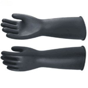 Black Chemical Resistant Rubber Glove