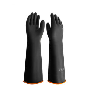 Black rubber gloves(1)