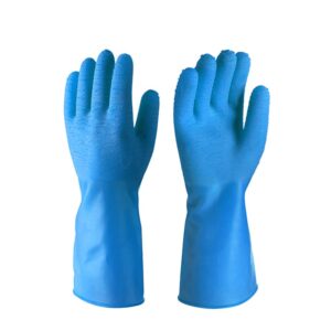 Food Safe Blue Rubber Gloves