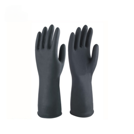 Long natural latex gloves2