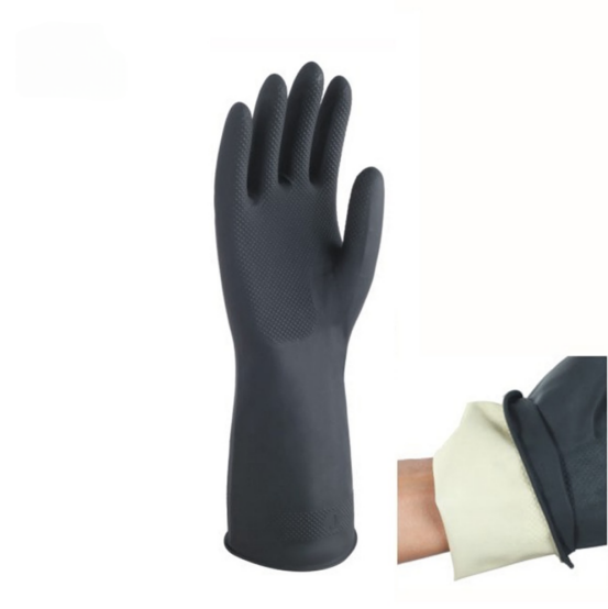Long natural latex gloves4