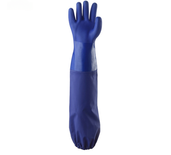 Long pvc chemical resistant glove3