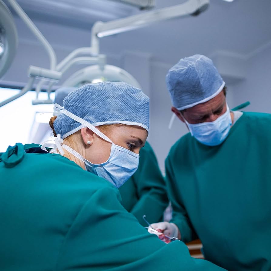 Operating Rooms with Surgical Caps