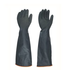 chemical resistant rubber gloves