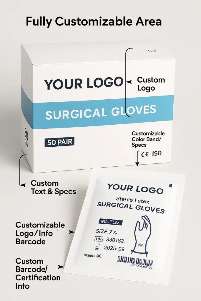 OEM surgical gloves