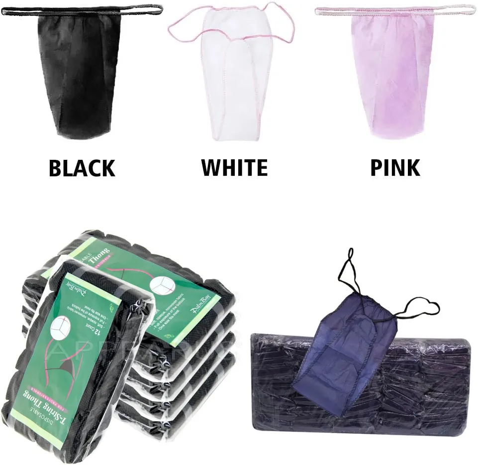 package of disposable thongs