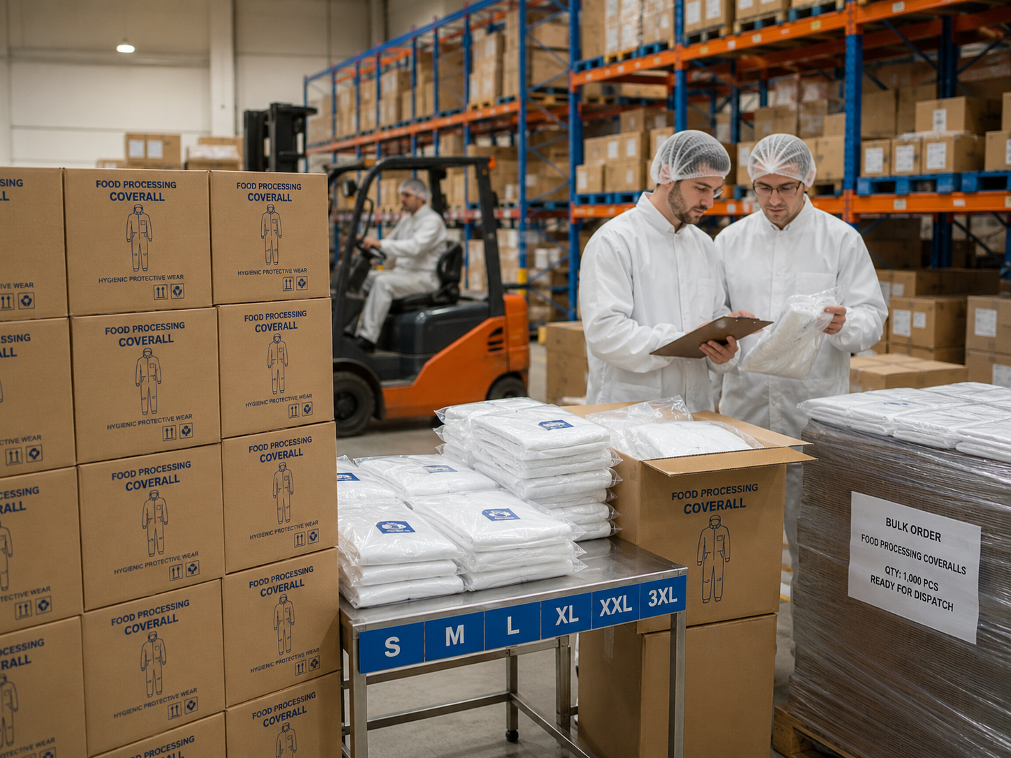 OEM Services for Food Processing Coveralls and Private Label HACCP Workwear