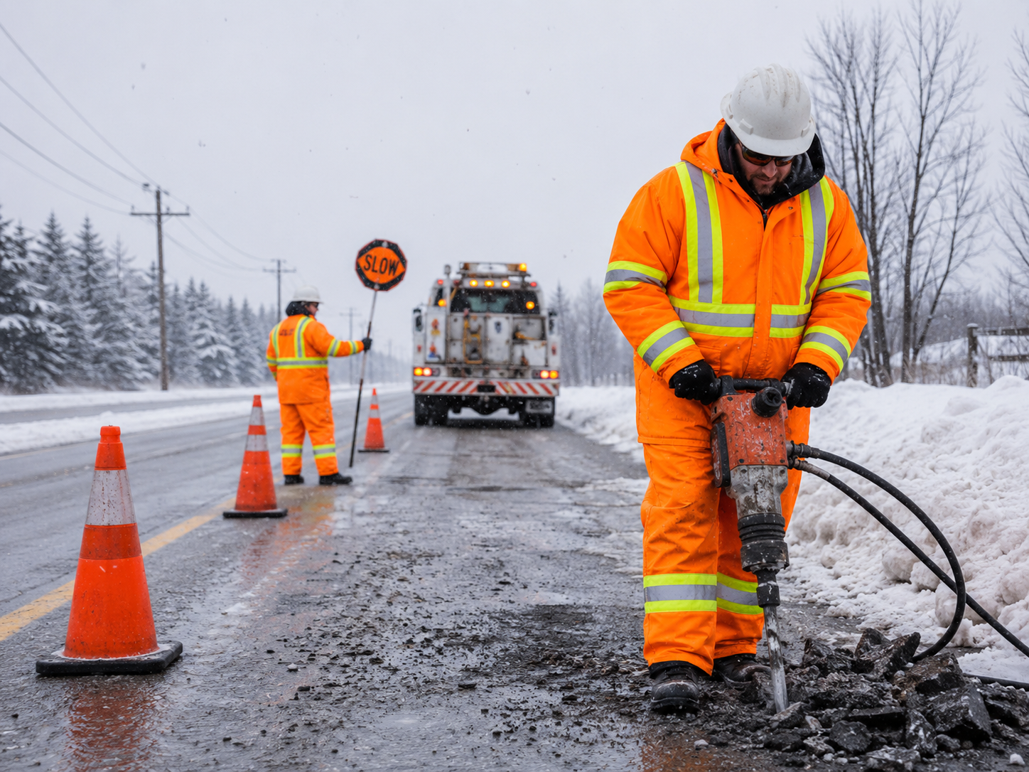 Insulated Coveralls Winter Workwear and PPE